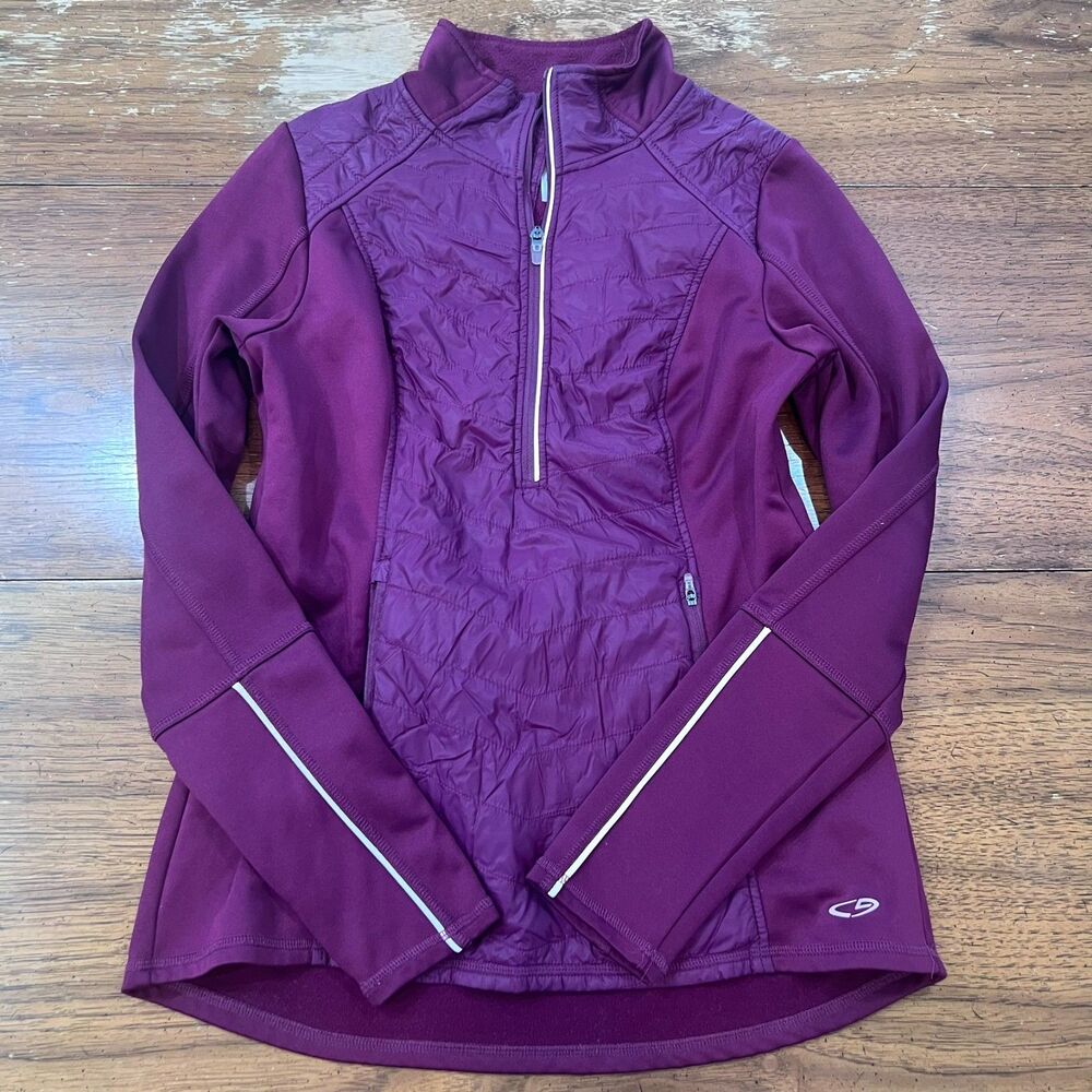 Champion Duo Dry Venturewarm quilted 1/2 zip pullover jacket